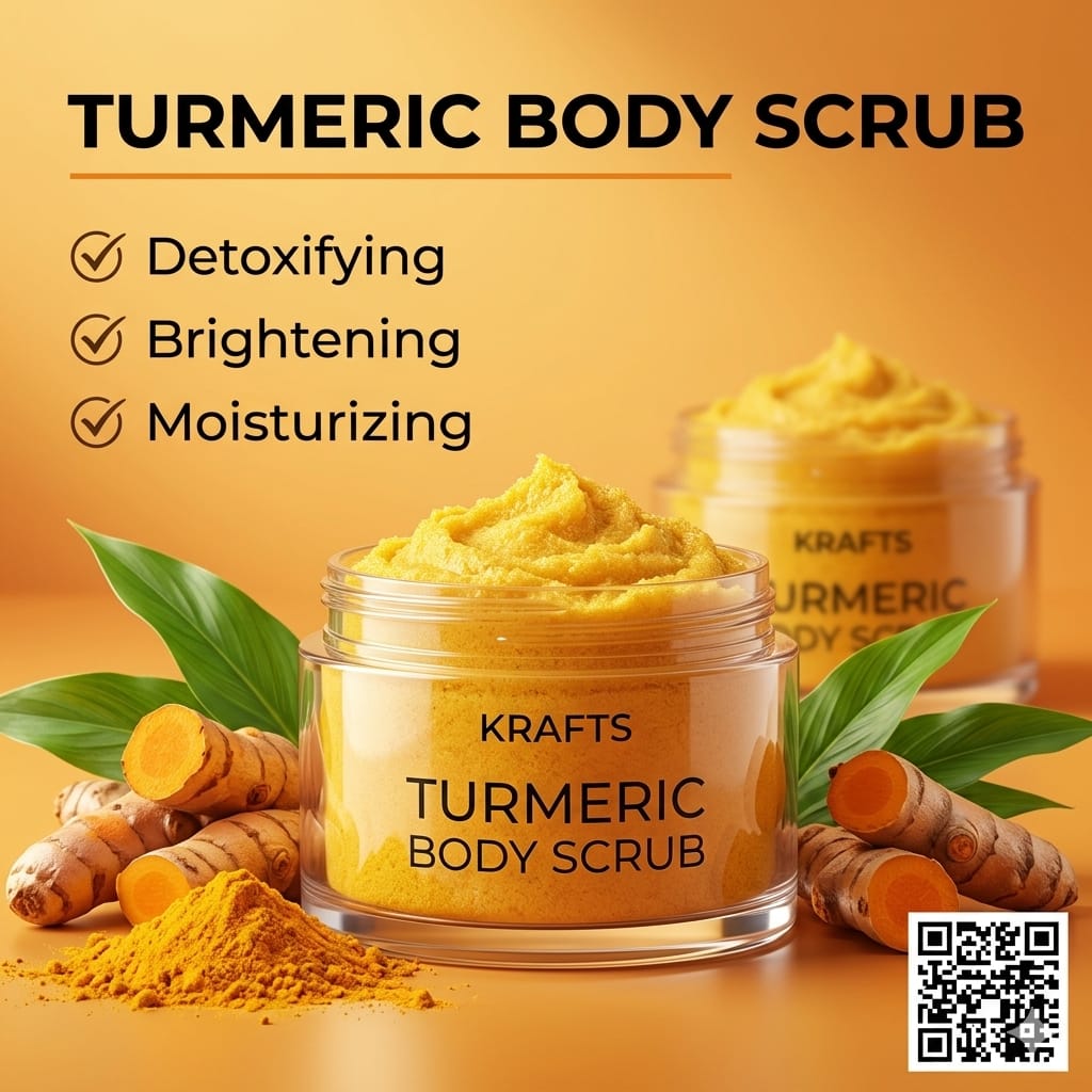 Tumeric Body-scrub Upcycled Product Asset