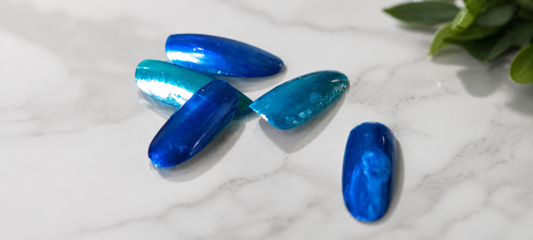 Ocean Luxe Press-On Nails Upcycled Product Asset